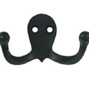 DELTANA WDH15 Double (2) Prong Coat Hat Towel Hook .